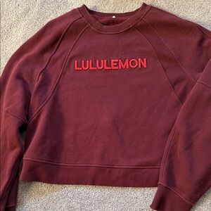 Lululemon Scuba Oversized Pullover Wordmark sweatshirt